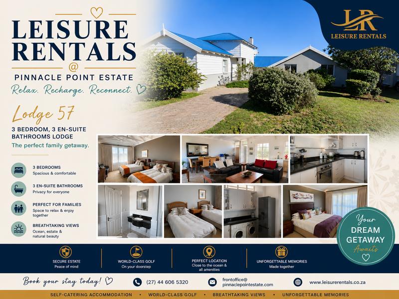 3 Bedroom Property for Sale in Pinnacle Point Golf Estate Western Cape